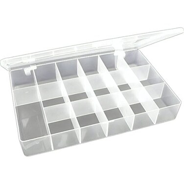 FindingKing 17 Slot Bead Watch Parts Storage Box Craft Organizer