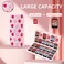 OLDZHU Pink Switch Game Holder Storage for 24 Games 24 Micro SD Cards Compatible with Nintendo SwitchSwitch OLED