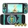 ITONGGUYUKI Dockable Protective Case Compatible with Switch Hard Shell Case cover for Switch and JoyCon Controllers ShockAbsorption and AntiScratch Design Protective Zelda tears of The Kingdom