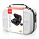 TOENNESEN COOWPS Switch Case for Nintendo Switch and Switch OLED Model Portable Full Protection Carrying Travel Bag with 18 Game Cards Storage for Switch Console Pro Controller Accessories White