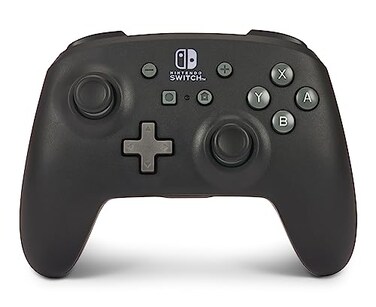PowerA Wireless Controller for Nintendo SwitchSwitch LiteOLED Model Midnight AA Battery Powered Battery Included Officially Licensed by Nintendo