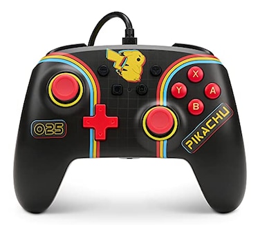 PowerA Enhanced Wired Controller for Nintendo Switch Pokmon Pikachu Arcade Nintendo Switch OLED Model Gamepad Game controller Wired controller Officially licensed