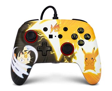 PowerA Enhanced Wired Controller for Nintendo Switch Pokmon Pikachu vs Meowth