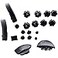 Deal4GO FULL Buttons L R ZL ZR A B X Y SR SL Home Capture Trigger Button Replacement for Nintendo Switch Switch OLED Joycon Controller Black