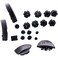 Deal4GO FULL Buttons L R ZL ZR A B X Y SR SL Home Capture Trigger Button Replacement for Nintendo Switch Switch OLED Joycon Controller Black