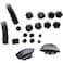 Deal4GO FULL Buttons L R ZL ZR A B X Y SR SL Home Capture Trigger Button Replacement for Nintendo Switch Switch OLED Joycon Controller Black