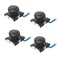 Veanic 4Pack Replacement Joycon Joystick Drift Fix Analog Thumb Stick for Nintendo SwitchSwitch OLEDNintendo Switch Lite JoyCon Controller