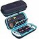ButterFox Switch Carrying Case for Nintendo Switch OLED Fits Charger Joy Con Grip 18 Games and Protective Case BlackBlue
