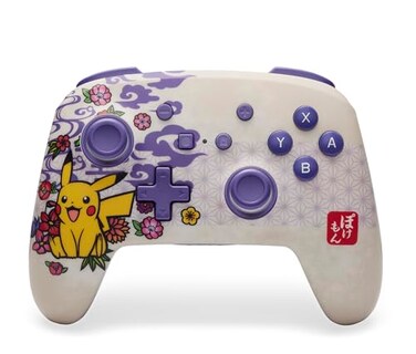PowerA Enhanced Wireless Controller for Nintendo SwitchSwitch 2 Switch LiteOLED Model Pokmon Blossom Gamepad game controller Officially Licensed