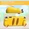 KENOBEE Silicone Case for Nintendo Switch OLED Model 2021 Soft Lightweight Ergonomic Grip Protective Cover with ShockAbsorption and AntiScratch Design for Switch OLED Console 70 Yellow