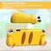 KENOBEE Silicone Case for Nintendo Switch OLED Model 2021 Soft Lightweight Ergonomic Grip Protective Cover with ShockAbsorption and AntiScratch Design for Switch OLED Console 70 Yellow