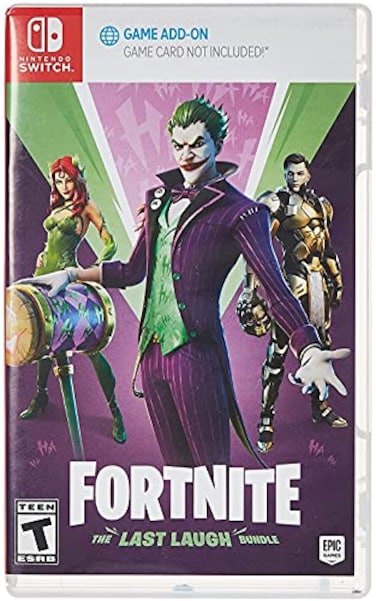 WARNER BROS Fortnite The Last Laugh Bundle Nintendo Switch Code in Box