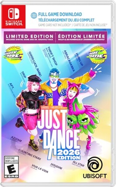 Ubisoft Just Dance 2026 Edition Limited Edition Nintendo Switch Code in Box