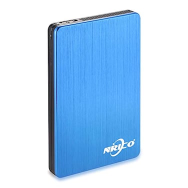 NRICO Portable External Hard Drive USB 30 25 Inch Compatible with PC Mac Desktop Blue 500 GB