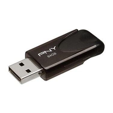 PNY 64GB Attach 4 USB 20 Flash Drive