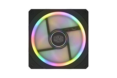 Cooler Master Masterfan SF120P ARGB SquareFrame HelicopterInspired Blade Fan with Customizable Lighting Effect and Silent Cooling Technology