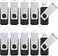 TOPESEL USB Storage Flash Drive100PCS 4GB Flash Drive Bulk USB 20 Flash Drive Bulk Pack Flash Drives Memory Stick USB Drive Thumb Drives Flash Memory Stick 4G 100 Pack Black