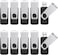 TOPESEL USB Storage Flash Drive100PCS 8GB Bulk USB 20 Flash Drive Bulk Pack Flash Drives Memory Stick USB Drive Thumb Drives Flash Memory Stick Swivel 8G 100 Pack Black