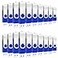 EASTBULL 256MB Bulk Flash Drives 100 Pack USB 20 Flash Drives Pack 256MB Thumb Drives Bulk Blue