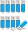 TOPESEL 50 Pack 4GB USB 20 Flash Drive High Speed Thumb Drive Memory Stick Jump Drive 4G USB Drive Zip Drive for PC laptops Tablets TVs car Audio Blue50Pack 4G