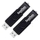 SamData 32GB USB Flash Drives 2 Pack 32GB Thumb Drives Memory Stick Jump Drive with LED Light for Storage and Backup 2 Pack Black