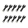 RAOYI 10 Pack 8GB USB Flash Drive USB 20 Metal Key Shape Memory Stick Thumb Drive Pen DriveBlack