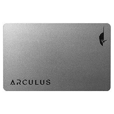Arculus Crypto Cold Storage Wallet Secure Bitcoin Wallet Crypto Hardware Wallet for NFTs Ethereum Bitcoin Cardano and Other Cryptocurrencies 3Factor Authentication Crypto Wallet Silver