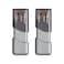 PNY PFD256X2TBOPMP 256GB Turbo Attach 3 USB 30 Flash DriveSilver Pack of 2