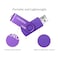 ENUODA 16GB Flash Drive 2 Pack Thumb Drives 16GB USB 20 Memory Stick Jump Drive Pen Drive for Storage and Backup Blue Purple