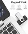 Wooolken 1GB USB 20 Flash Drive 2 Pack Thumb Drives Jump Pen Drive Memory Stick with LED Light and Lanyards for Storage and Backup1G 2 Colors Black Blue