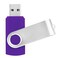 EASTBULL 1GB USB Flash Drive 1PCS USB 20 Thumb Drive Swivel USB Stick Memory Stick Metal Thumb Drives Purple