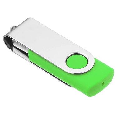 EASTBULL 1GB USB Flash Drive 1PCS USB20 Metal Thumb Drive Swivel USB Stick Gig Stick Memory Stick Green