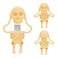 BORLTER CLAMP 32GB USB Flash Drive Cartoon Skeleton Shaped Memory Stick BorlterClamp Cool Thumb Drive Pen Drive Amazing Gifts Yellow