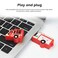BORLTER CLAMP 32GB USB Flash Drive Cute Fire Engine Shaped Memory Stick Novelty Thumb Drives USB Data Storage