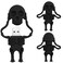 BORLTER CLAMP 64GB USB Flash Drive Cartoon Skeleton Shaped Memory Stick BorlterClamp Cool Thumb Drive Pen Drive Amazing Gifts Black