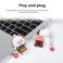 BORLTER CLAMP BorlterClamp 32GB USB Flash Drive Cute Cartoon Cloud Girl Model Memory Stick Gift for Students and Children