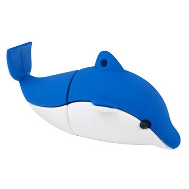BORLTER CLAMP BorlterClamp 32GB USB Flash Drive Cute Cartoon Dolphin Model Memory Stick Gift for Students and Children