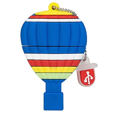 BORLTER CLAMP BorlterClamp 32GB USB Flash Drive Cute Cartoon Hotair Balloon Model Memory Stick Gift for Students and Children