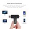 BORLTER CLAMP BorlterClamp 64GB USB Flash Drive Dual Port Memory Stick OTG Thumb Drive with Micro USB Drive Port for Android Smartphone Tablet Computer Black