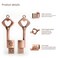BORLTER CLAMP BorlterClamp Cute USB Flash Drive 32GB Heart Key Shaped Memory Stick USB Key with Gift Box