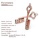 BORLTER CLAMP BorlterClamp Cute USB Flash Drive 32GB Heart Key Shaped Memory Stick USB Key with Gift Box