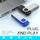 FEBNISCTE Memory Stick 1GB USB Flash Drive Bulk 10 Pack Bulk 1 GB USB 20 Stick Pendrive MultiColoured Thumb Drive Swivel USBKey Value Data Storage Jump Drive with 10pcs Ropes