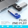 FEBNISCTE Memory Stick 1GB USB Flash Drive Bulk 10 Pack Bulk 1 GB USB 20 Stick Pendrive MultiColoured Thumb Drive Swivel USBKey Value Data Storage Jump Drive with 10pcs Ropes