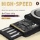 FEBNISCTE USB 20 Flash Drive 128MB Memory Stick Pendrive Swivel Black Bulk Pack of 10