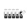 KEXIN 128GB Flash Drive 5 Pack USB 20 Thumb Drive USB Drive Memory Stick Black