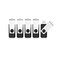 KEXIN 128GB Flash Drive 5 Pack USB 20 Thumb Drive USB Drive Memory Stick Black