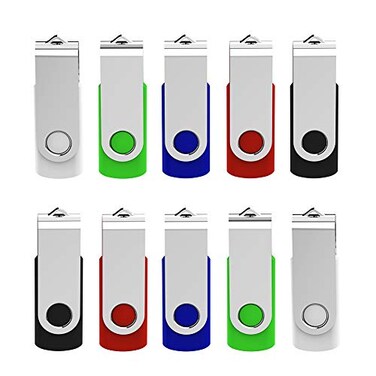 KEXIN 64GB USB Flash Drives 10 Pack Thumb Drive USB Stick Jump Drive USB 20