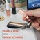mosDART MOSDART 64GB Waterproof USB30 Flash Drive Speed Up to 90MBS exFAT Metal Memory Stick with Keychain for System Back Data Storage Rose Gold