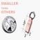 mosDART MOSDART Waterproof 64GB USB20 Flash Drive exFAT Metal Memory Stick with Keychain for System Back Data Storage Rose Gold