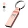 mosDART MOSDART Waterproof 64GB USB20 Flash Drive exFAT Metal Memory Stick with Keychain for System Back Data Storage Rose Gold